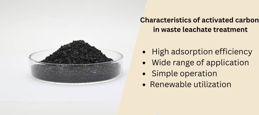 activated carbon in the treatment of waste leachate