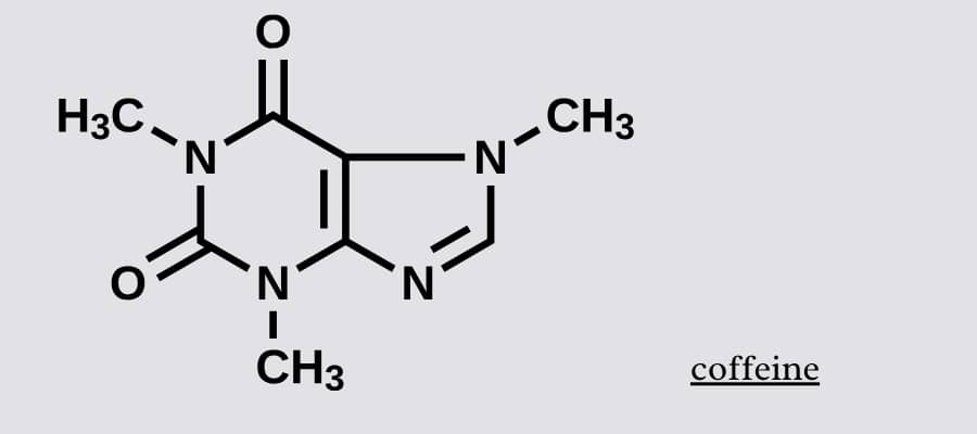 Remove caffeine with activated charcoal