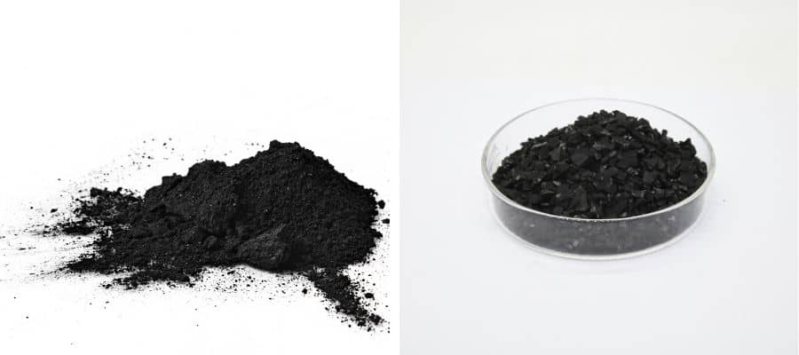 powder and granular activated carbon for sweeteners