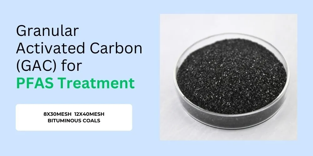 Charbon actif granulaire GAC pour le traitement des PFAS - Qizhong Activated Carbon