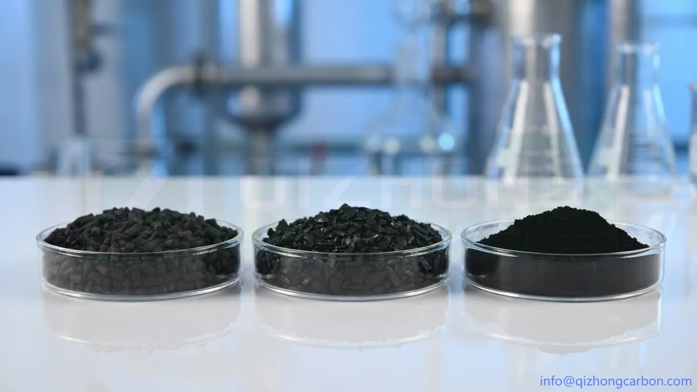 Arten von Aktivkohle